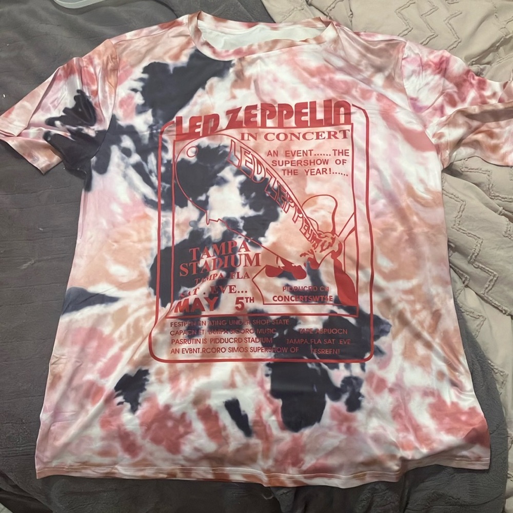 Led Zeppelin tie dye